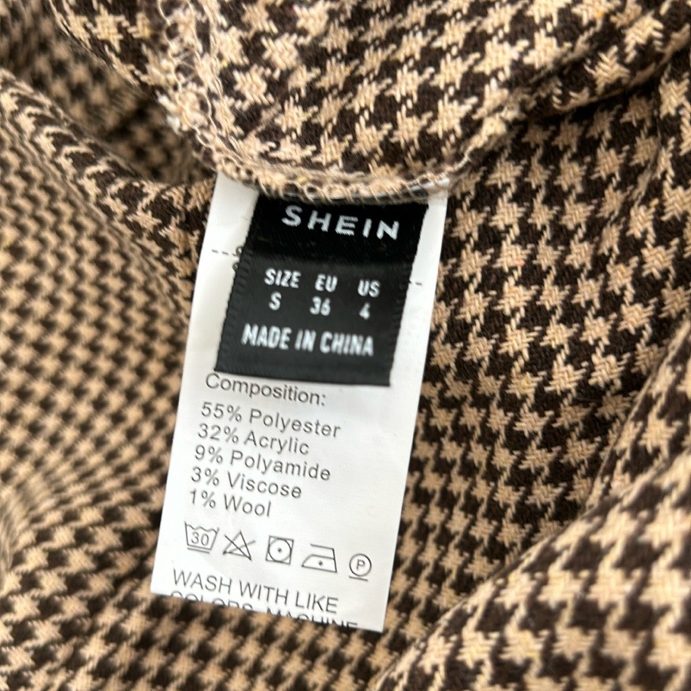 Shein Houndstooth Mini Skirt - Picture 6 of 7